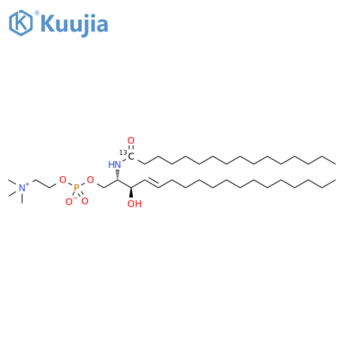 [R-[R*,S*-(E)]]-4-hydroxy-7-(1-hydroxy-2-hexadecenyl)-N,N,N-trimethyl-9-oxo-3,5-dioxa-8-aza-4-phosphatetracosan-1-aminium-9-13C,4-oxide,innersalt structure