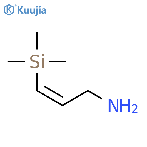 2-Propen-1-amine, 3-(trimethylsilyl)-, (Z)- structure