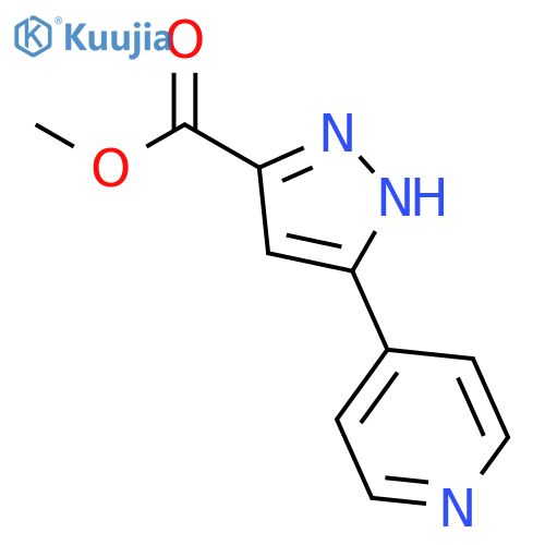 methyl 3-(pyridin-4-yl)-1H-pyrazole-5-carboxylate structure