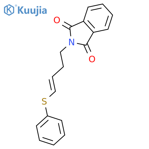 1H-Isoindole-1,3(2H)-dione, 2-[4-(phenylthio)-3-butenyl]- structure