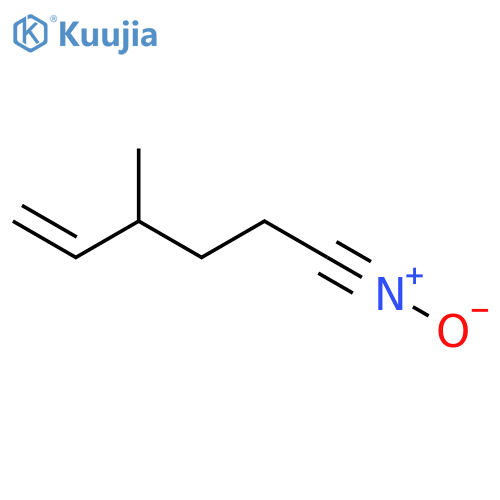 5-Hexenenitrile, 4-methyl-, N-oxide structure