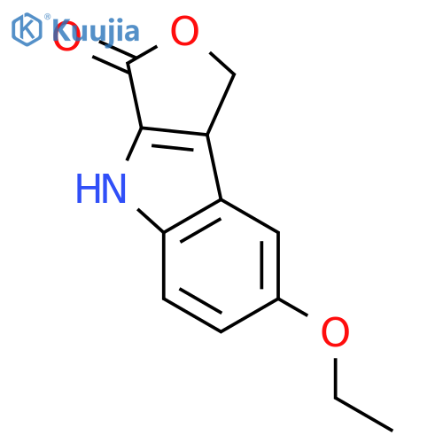 3H-Furo[3,4-b]indol-3-one,7-ethoxy-1,4-dihydro- structure