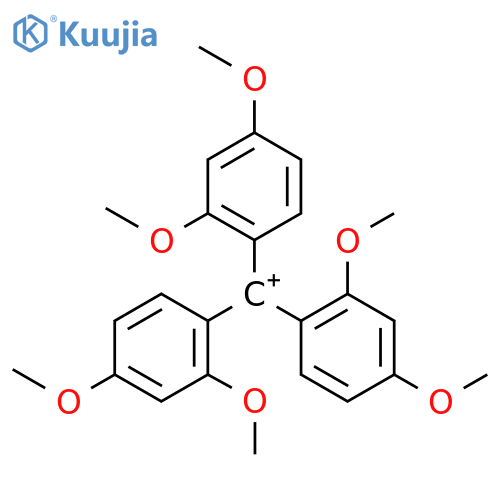 Methylium, tris(2,4-dimethoxyphenyl)- (8CI,9CI) structure