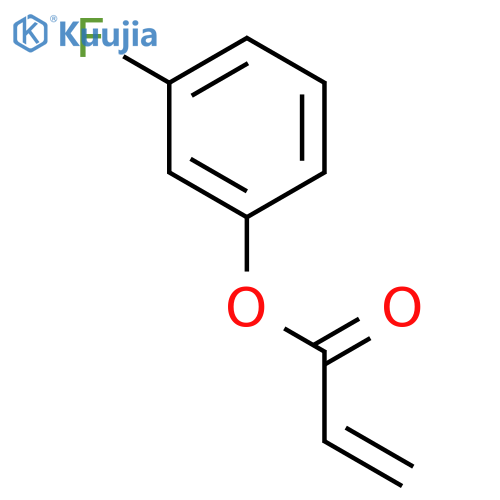 2-Propenoic acid, 3-fluorophenyl ester structure