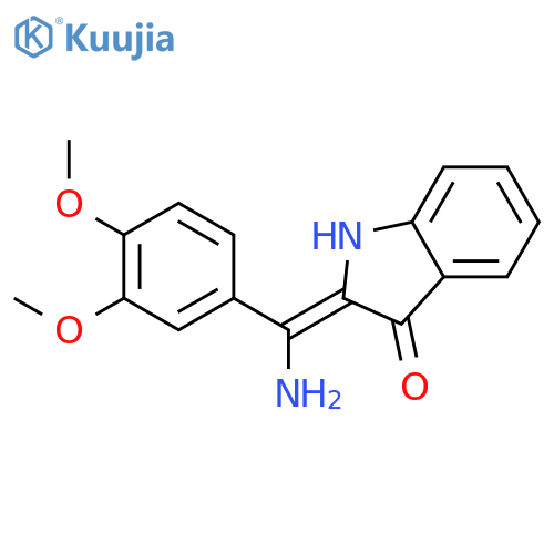 3H-Indol-3-one, 2-[amino(3,4-dimethoxyphenyl)methylene]-1,2-dihydro- structure
