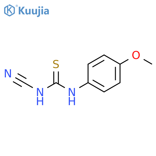 Thiourea, N-cyano-N'-(4-methoxyphenyl)- structure