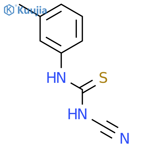 Thiourea, N-cyano-N'-(3-methylphenyl)- structure