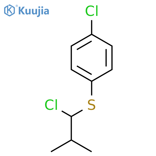 Benzene, 1-chloro-4-[(1-chloro-2-methylpropyl)thio]- structure
