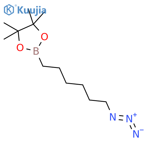 1,3,2-Dioxaborolane, 2-(6-azidohexyl)-4,4,5,5-tetramethyl- structure