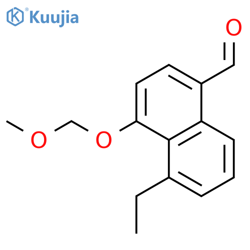 1-Naphthalenecarboxaldehyde, 5-ethyl-4-(methoxymethoxy)- structure