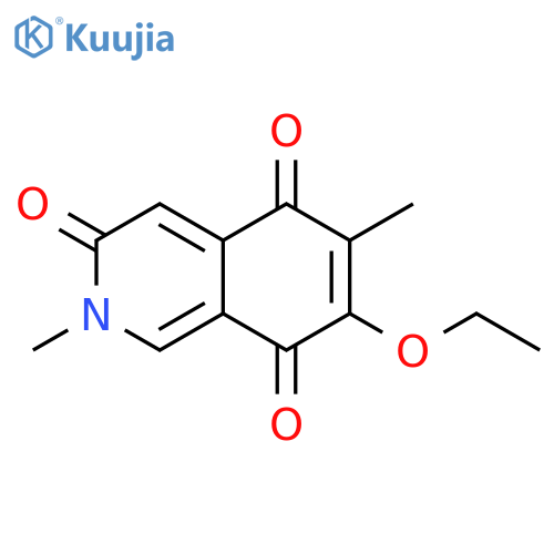 3,5,8(2H)-Isoquinolinetrione, 7-ethoxy-2,6-dimethyl- structure