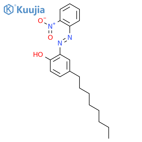 Phenol, 2-[(2-nitrophenyl)azo]-4-octyl- structure