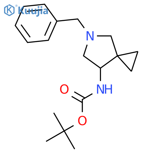 (S)-Tert-Butyl (5-benzyl-5-azaspiro[2.4]heptan-7-yl)carbamate structure