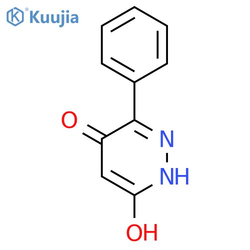 6-hydroxy-3-phenylpyridazin-4(1H)-one structure