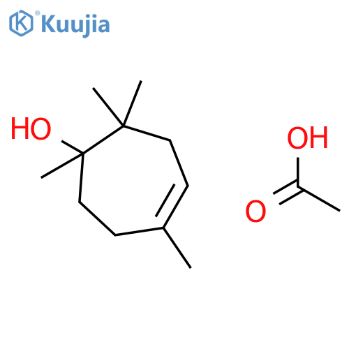 4-Cyclohepten-1-ol, 1,2,2,5-tetramethyl-, acetate structure