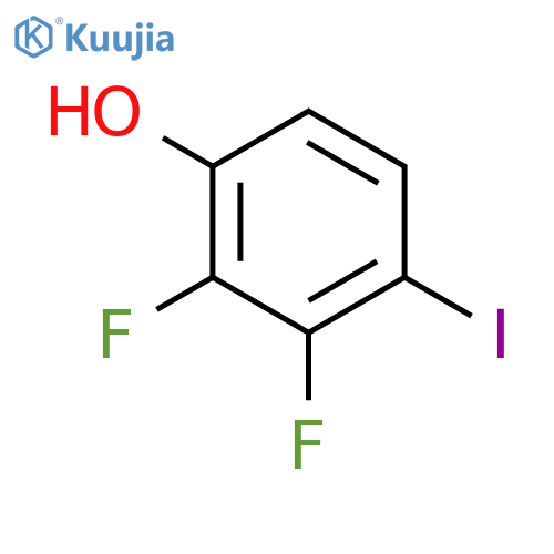 2,3-Difluoro-4-iodophenol structure