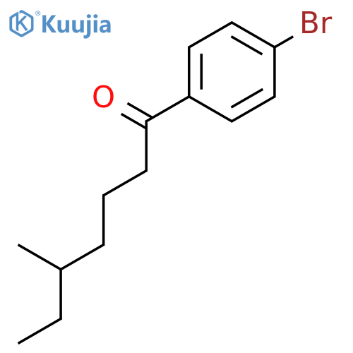 1-Heptanone, 1-(4-bromophenyl)-5-methyl- structure