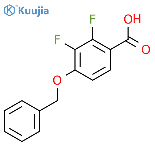 4-(Benzyloxy)-2,3-difluorobenzoic acid structure