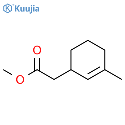 2-Cyclohexene-1-acetic acid, 3-methyl-, methyl ester structure