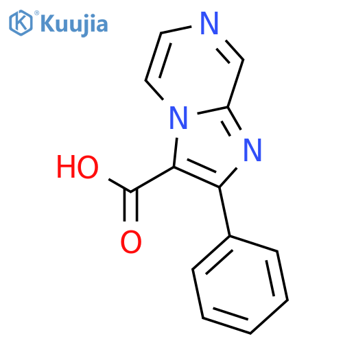 2-Phenylimidazo[1,2-a]pyrazine-3-carboxylic acid structure