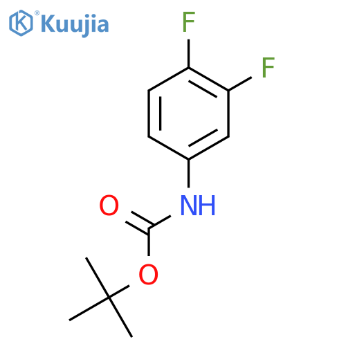 tert-butyl N-(3,4-difluorophenyl)carbamate structure