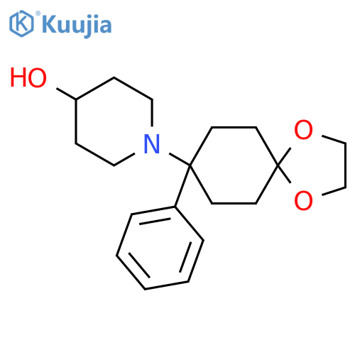 4-Piperidinol, 1-(8-phenyl-1,4-dioxaspiro[4.5]dec-8-yl)- structure