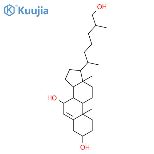 (3β,α,25R)-Cholest-5-ene-3,7,26-triol structure