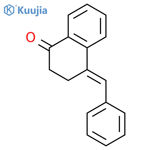 1(2H)-Naphthalenone, 3,4-dihydro-4-(phenylmethylene)-, (E)- structure