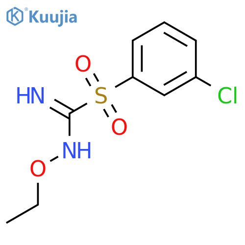 Methanimidamide, 1-[(3-chlorophenyl)sulfonyl]-N-ethoxy- structure