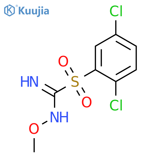 Methanimidamide, 1-[(2,5-dichlorophenyl)sulfonyl]-N-methoxy- structure