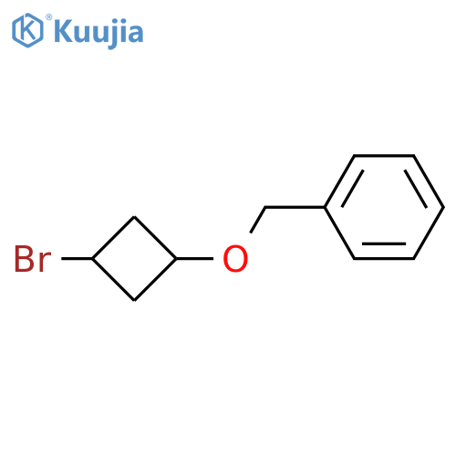 (3-bromocyclobutoxy)methylbenzene structure