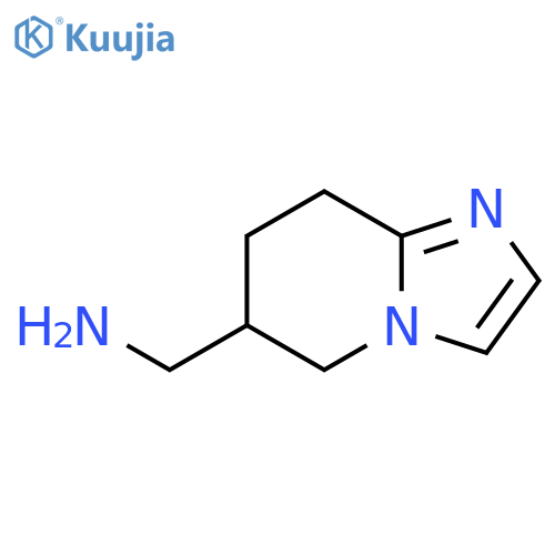 5H,6H,7H,8H-imidazo[1,2-a]pyridin-6-ylmethanamine structure