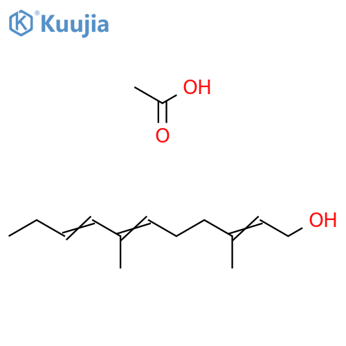 2,6,8-Undecatrien-1-ol, 3,7-dimethyl-, acetate, (E,Z,E)- structure
