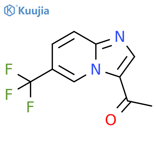 1-(6-(Trifluoromethyl)imidazo[1,2-a]pyridin-3-yl)ethanone structure