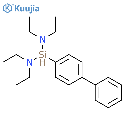 Silanediamine, 1-[1,1'-biphenyl]-4-yl-N,N,N',N'-tetraethyl- structure