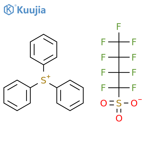 Triphenylsulfonium nonaflate structure