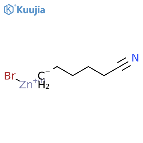 Bromozinc(1+);hexanenitrile structure