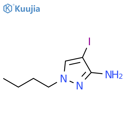 1-Butyl-4-iodo-1H-pyrazol-3-ylamine structure