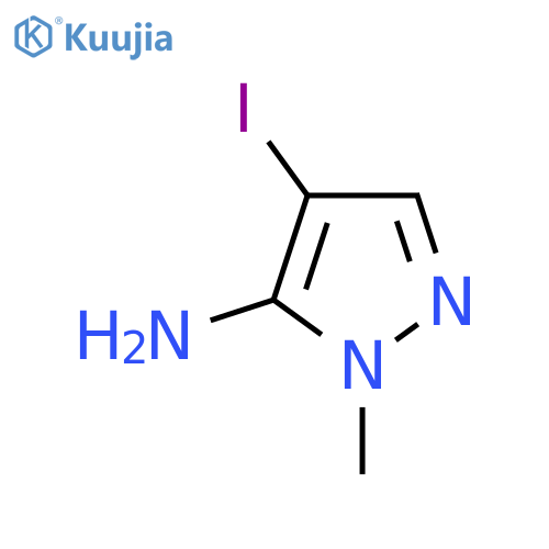 4-iodo-1-methyl-1H-pyrazol-5-amine structure