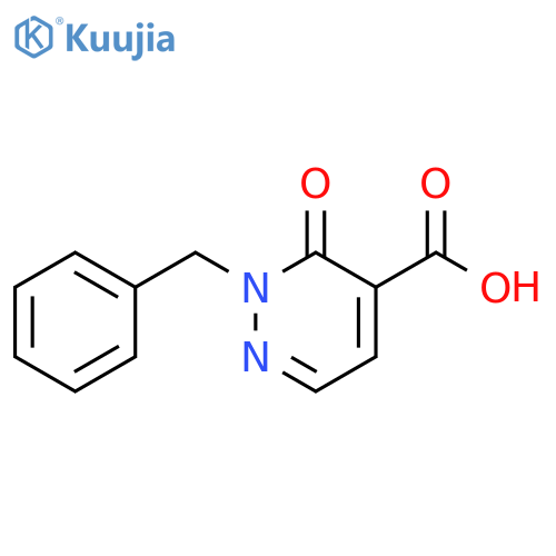 2-Benzyl-3-oxo-2,3-dihydro-pyridazine-4-carboxylic acid structure