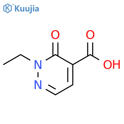 2-ethyl-3-oxo-2,3-dihydropyridazine-4-carboxylic acid structure