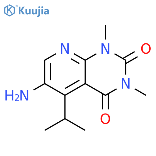 6-Amino-5-isopropyl-1,3-dimethyl-1H-pyrido[2,3-d]pyrimidine-2,4-dione structure