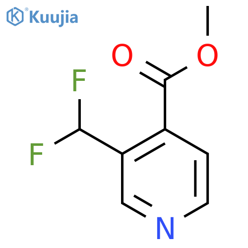 Methyl 3-(difluoromethyl)isonicotinate structure