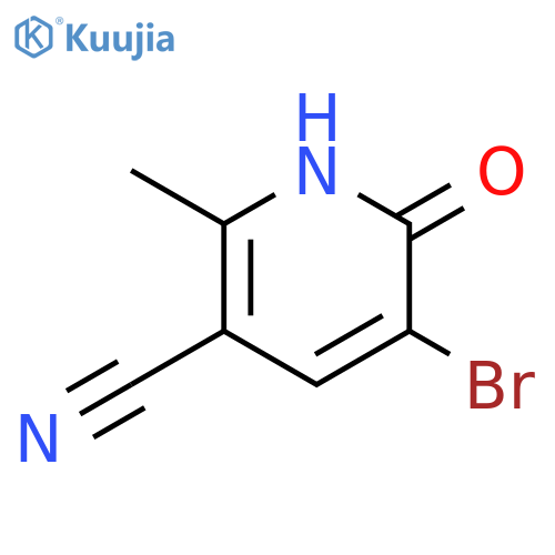 5-bromo-2-methyl-6-oxo-1,6-dihydropyridine-3-carbonitrile structure