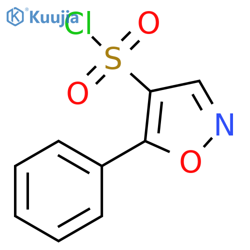 5-Phenyl-isoxazole-4-sulfonyl chloride structure