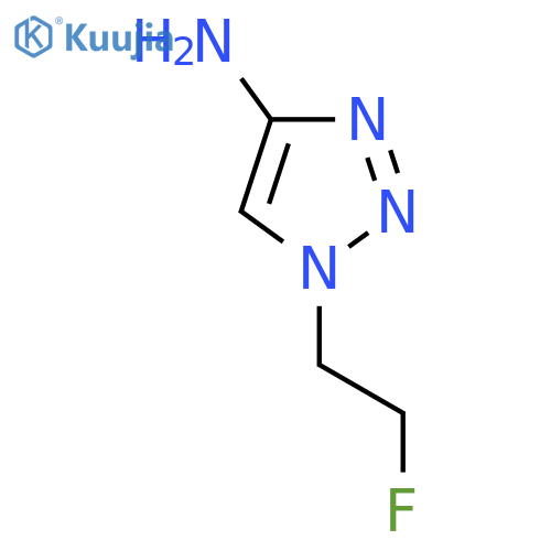 1-(2-Fluoro-ethyl)-1h-[1,2,3]triazol-4-ylamine structure