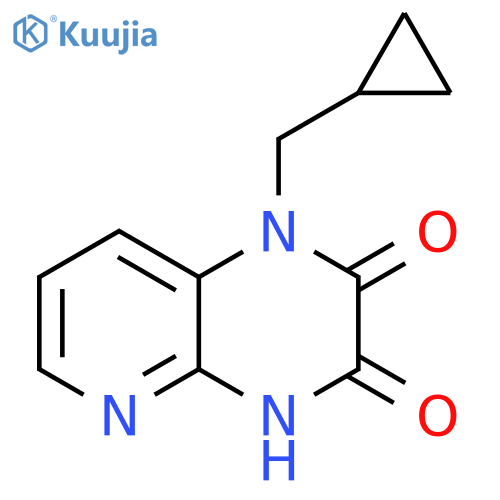 1-Cyclopropylmethyl-3-hydroxy-1H-pyrido[2,3-b]pyrazin-2-one structure
