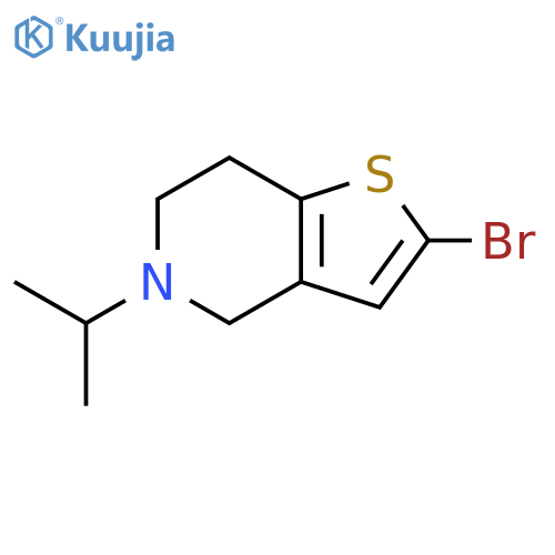 2-Bromo-5-isopropyl-4,5,6,7-tetrahydro-thieno[3,2-c]pyridine structure