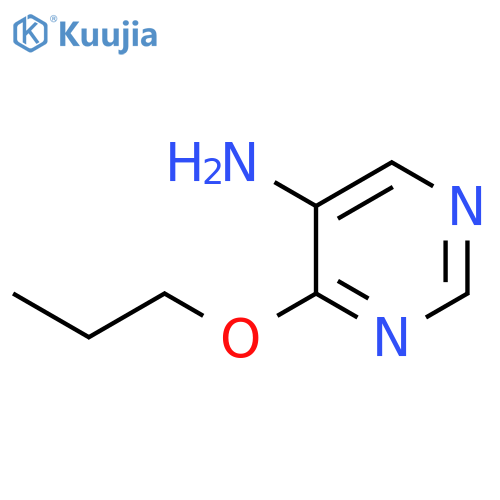 4-propoxypyrimidin-5-amine structure