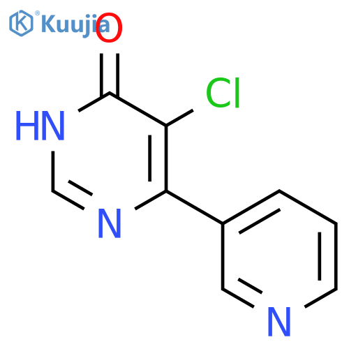 5-Chloro-6-pyridin-3-yl-pyrimidin-4-ol structure